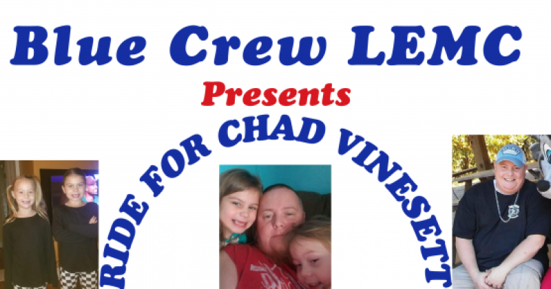 Benefit ride for Chad Vinesett 