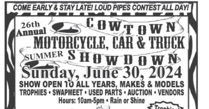 26th Annual Cowtown Summer Showdown Motorcycle Show & Swap Meet