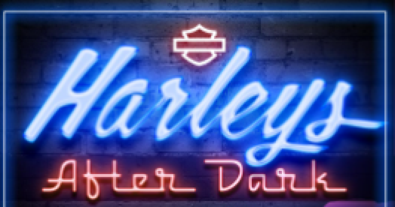 Harleys After Dark