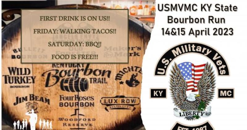 US Military Vets MC 2023 Bourbon Run
