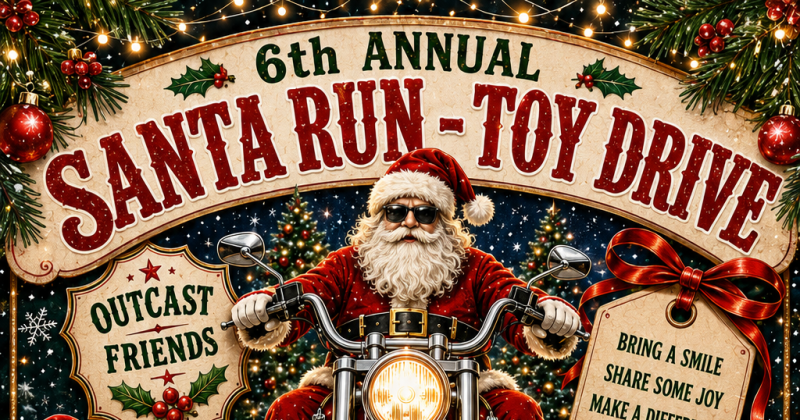 6  annual Santa run toy drive