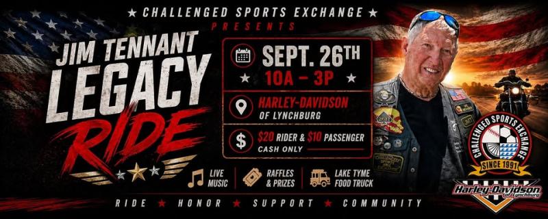 Jim Tennant Legacy Ride