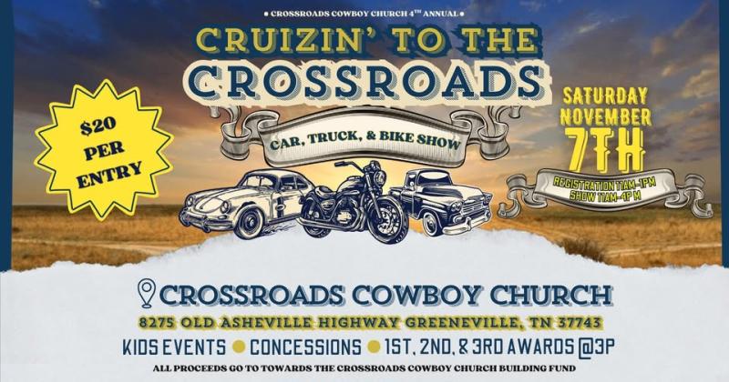 Cruzin’ to the Crossroads – Car, Truck, & Bike Show