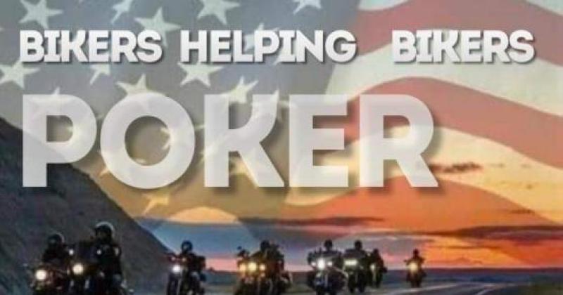 Bikers helping bikers poker run