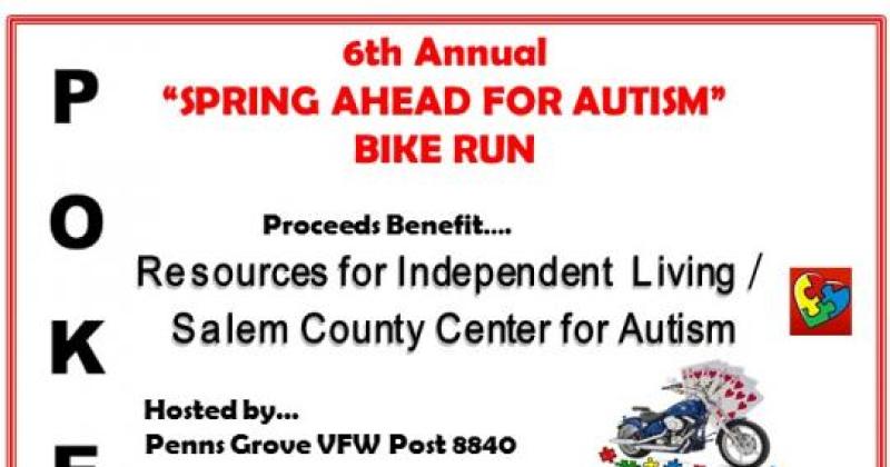 6h Annual Spring Ahead for Autism Poker Run