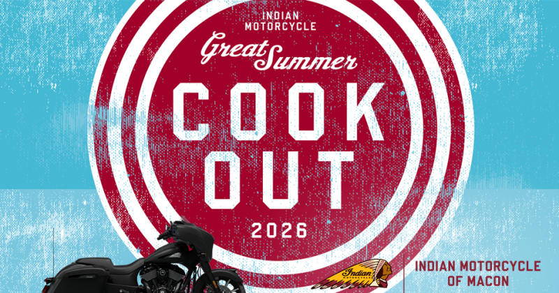 The GREAT SUMMER Cook Out and Indian Motorcycle Demo Event