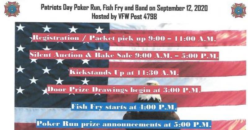 VFW Post 4798 Inaugural Bike Run/Fish Fry