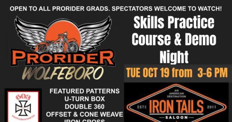 ProRider Wolfeboro Practice and DEMO night