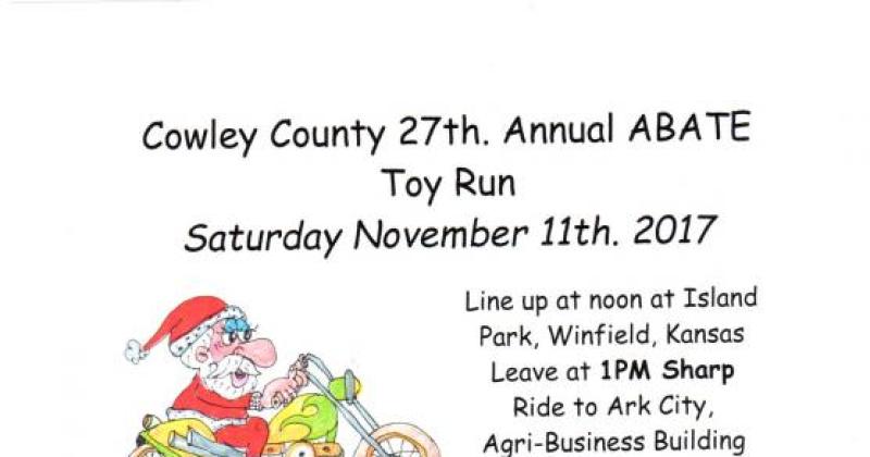 Cowley County ABATE Toy Run 2018