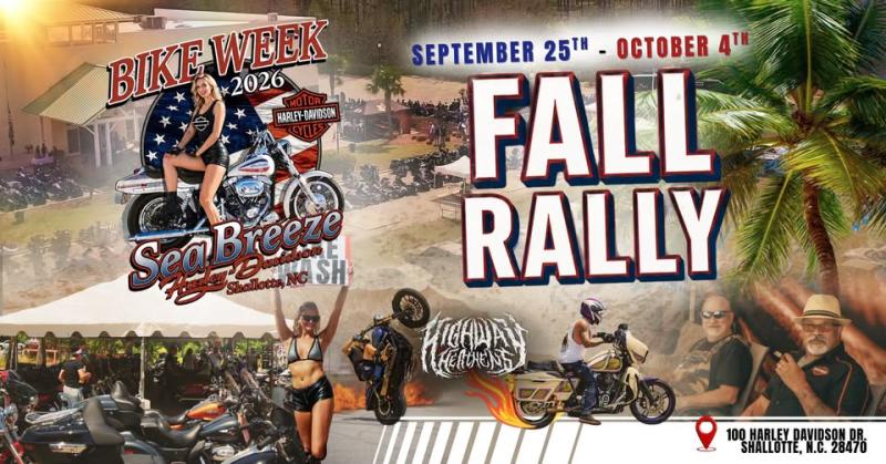 Fall Bike Week at Sea Breeze H-D&reg;