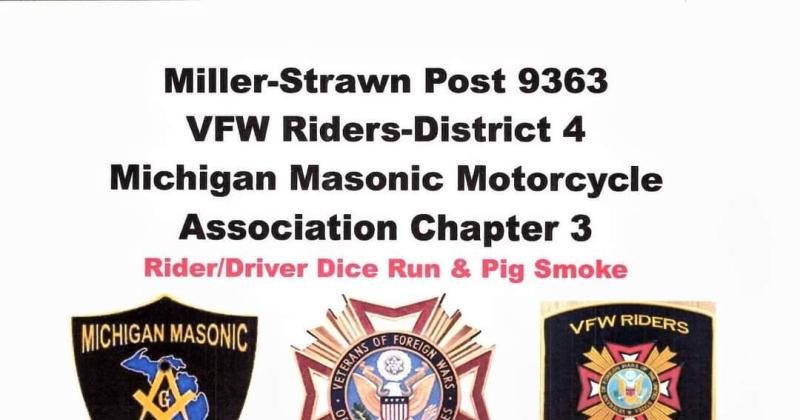 VFW Riders & MMMA Pig Smoke Dice Run