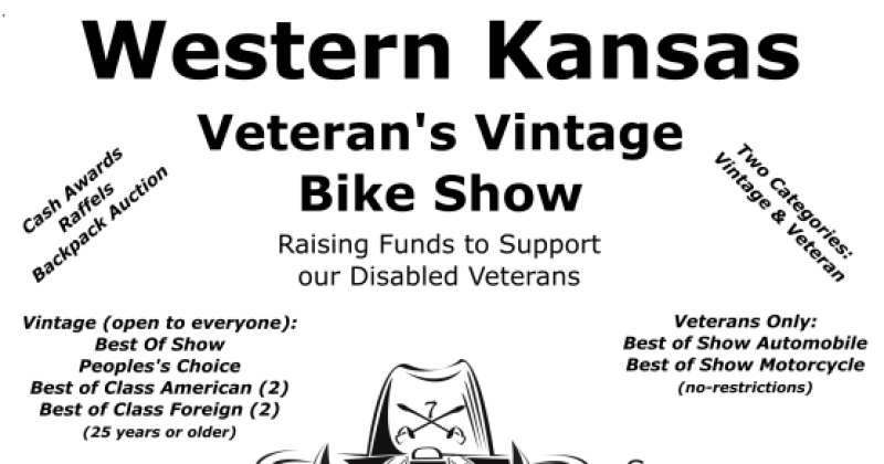 Western Kansas Veterans Vintage Bike Show