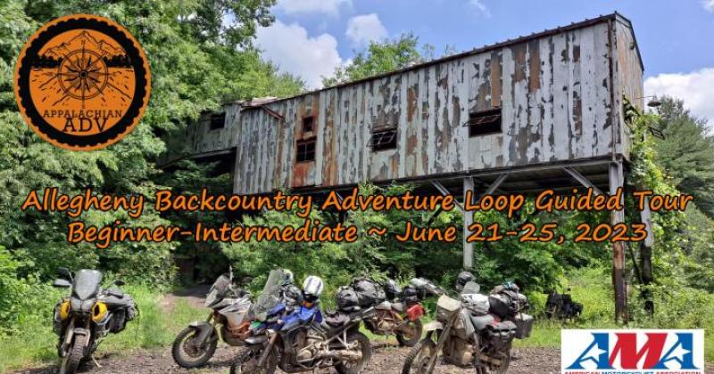 Allegheny Backcountry Adventure Loop Beginner-Intermediate ADV Guided Tour