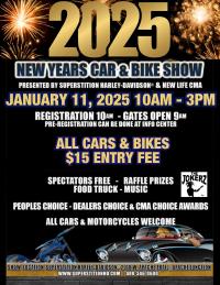 New Year's Car & Bike Show Presented by SHD\u00ae & New Life CMA