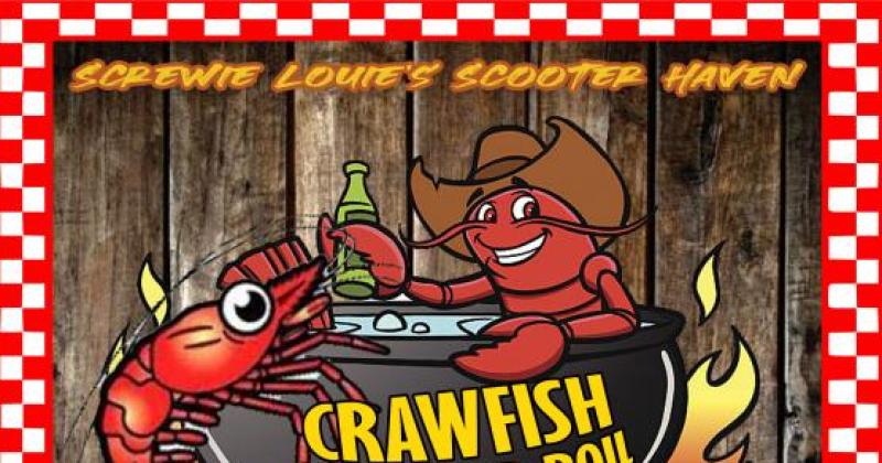 Crawfish & Shrimp Boil @ Scooter Haven Country Clube June 25th