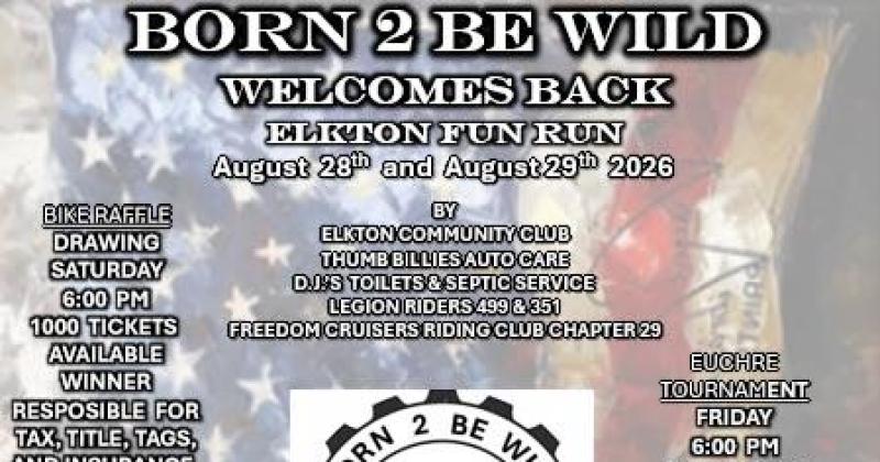 Born 2 Be Wild 2026 - Elkton Fun Run and More