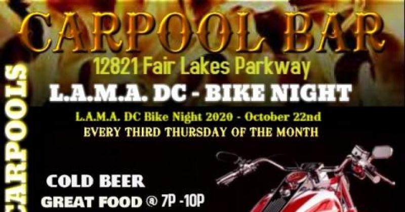 Latin American Motorcycle Association of Washington DC Bike Night