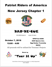 Patriot Riders NJ1 Annual BBQ