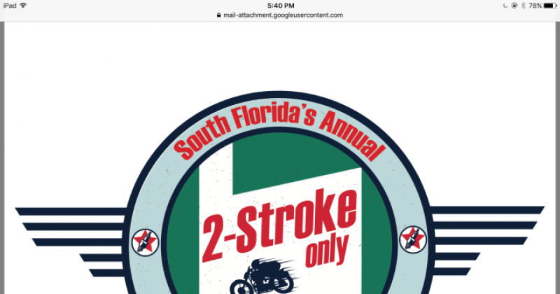 South Florida's 5th Annual 2 Stroke Only Vintage Motorcycle Show