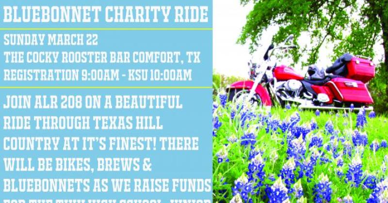 ALR 208 Bluebonnet Charity Ride:  CANCELLED