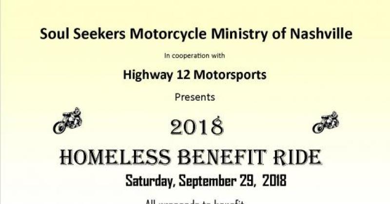 2018 Soul Seekers Homeless Benefit Ride