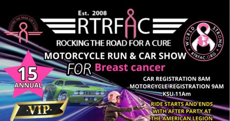 Rocking the Road for a Cure’s 15th MC Run for Breast Cancer 