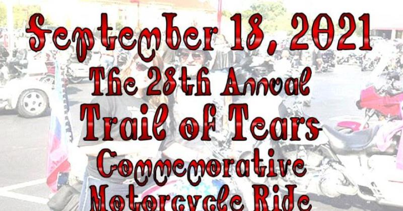 2021 28th Annual Trail of Tears Commemorative MC Ride