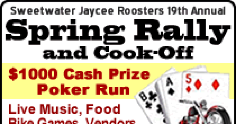20th Annual Sweetwater Jaycee Rooster Spring Motorcycle Rally & Cook-Off 