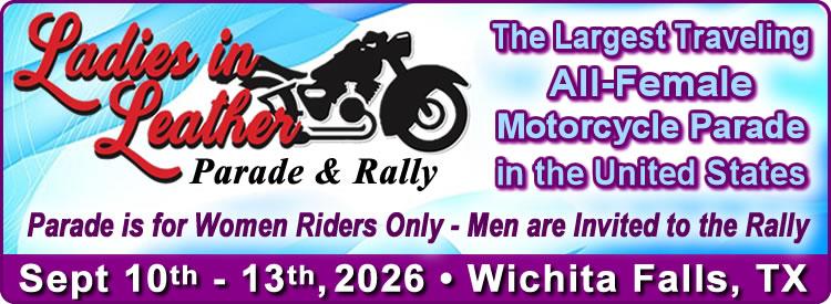 Ladies in Leather Parade & Rally 2026